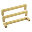 Goldenwarm 10Pack 5in Brushed Gold Cabinet Pulls Gold Cabinet Handles Gold Drawer Pulls Modern Cabinet Hardware Handles for Kitchen Cabinets