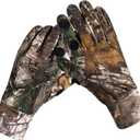 EAmber Camouflage Hunting Gloves Full Finger/Fingerless Gloves Pro Anti-Slip Camo Glove Archery Accessories Hunting Outdoors (Large)
