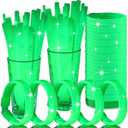 Kigeli 60 pcs Glow Sticks with Connectors Party Favors, 9" Glow Wristbands in The Dark Party Supplies for Carnival, Easter, Halloween, and Music Festival Supplies