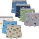 Hanes Boys' Potty Training Underwear, Light Leaks Toddler Cotton Briefs and Boxer Briefs, Multi-pack 2T-3T