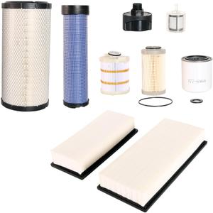 1000 Hours Filter Kit fit for CAT 236D 242D 246D 259D 279D 289D 299D 299D2 262D 272D 272D2 257D 277D 287D 297D 297DXHP 297D2 297D2XHP Replace 421-5479 377-6969 110-6326 110-6331 416-5884 363-5819
