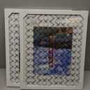 LUCKYLIFE 16x20 Frames for Wall, Display Pictures 11x14 with Mat or 16x20 without Mat, Pack of 2, Distressed White
