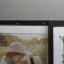 20x24 Picture Frame with Mat for 16x20 Set of 3, Black Wood Grain 20x24 Frame for Horizontal & Vertical Wall Mounting (3 Pack,Black)