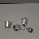 4 Pack Reusable K Cups Coffee Pods for Keurig 1.0: Stainless Steel Refillable K Cups - Reusable Coffee Filters for Coffee Machine, SUS 304‌, BPA-Free, Heat Resistant Handles, Scoop