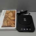 Electric Sourdough Starter Warmer Mat, Upgrade Warming Heating Pad for Sour Dough Starter, Sourdough Heater Proofing Tool for Home Baking with US Plug Thermostat Control, Timing, Memory Function (Black)