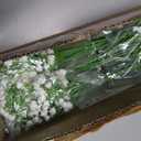 Yastouay 50 Pcs Babys Breath Artificial Flowers, White Baby Breath Flowers Artificial Bulk, Real Touch Fake Flowers Babys Breath Gypsophila for Wedding Home Party Bouquet Floral Arrangement Decor