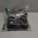 Coume 60 Pcs Halloween Black Felt Eye Half Masks Bulk Costumes Masquerade Hero Cosplay Adjustable Dress up for Men Women Party