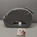 My Brest Friend Nursing Pillow - Deluxe - Enhanced Comfort w/ Slipcover - Ergonomic Breastfeeding Pillow For Ultimate Support For Mom & Baby - Adjustable Pillow W/ Handy Side Pocket, Evening Grey