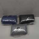 NY Threads 3 Pack Men's Athletic Shorts Quick Dry Lightweight Workout Running Gym Shorts with Pockets (Size Large)
