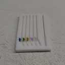 5 Pcs Reusable Straws Clear Glass Straws Colorful Butterfly Design Size 7.8" x 8mm with 1 Cleaning Brush for Smoothies, Milkshakes, Juices, Teas (Colorful Butterfly)