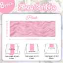 8 Pack Pink Cheesecloth Table Runner 10ft Boho Gauze 120 Inch Cheese Cloth Table Runner Rustic Sheer for Spring Holiday Baby Shower Party Dcor Home Wedding Decoration