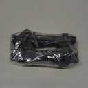 Boao 12 Pack Plastic Easel Stand Display Card Plate Stands Photo Holder Picture Frame Book or Other Items Easel for Weddings, Birthdays, Home Decoration, Tables (6 Inches,Black)