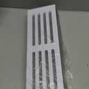 2 Pack Magnetic Spice Storage Rack Organizer for Refrigerator and Oven, White Fridge Organizers and Storage