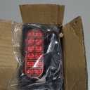 Sidaqi 4X LED Tail Lights 12-24V Red Super Bright Ultra Slim Hi/Lo Brightness Trailer Lights Surface Mount Tail Brake Lights for Trailer ATV Boat RV Truck Tractor (4PCS)