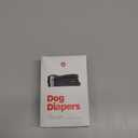 Pet Parents Washable Dog Diapers (3pack) + Extendrs of Durable Doggie Diapers, Premium Dog Diapers Female & Male (X-Small, Black)