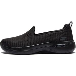 Skechers Women's Go Walk Arch Fit Grateful (6, Black)