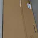 Lightomorrow Bulletin Board 30 x 20 inches, Light Lavender Pin Board, Golden Aluminum Framed Fabric Cork Board with 10 Push Pins