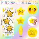 Eersida 30 Sets You're a Star Theme Gift for Employee Team Coworker Boss Bulk Star Pen with Positive Bookmark Card Stress Ball Gift for Valentines Staff Teachers