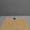 BRISIRA Mens Swim Trunks Swim Shorts Quick Dry 5 inch Inseam Beach Shorts with Compression Liner and Zipper Pocket (36, Khaki)