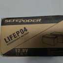 SEFEPODER 12V 20Ah Lithium LiFePO4 Deep Cycle Battery 2 Pack with 40A BMS
