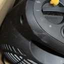 Amazon Basics Oscillating Ceramic Space Heater, Portable Fast Heating Indoor Solution, With Overheat and Tip-Over Protection, Thermostat, 1500W, 7.52"D x 6.34"W x 9.45"H, Black