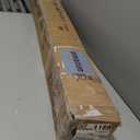 Tempera 7ft Boho Beach & Patio Umbrella with Fringe, Market Umbrellas with UPF 50+ UV & Water-Resistant Canopy, 1.5" Wood Pole & Button Tilt. (Pink White Spliced)