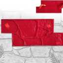 Concrete Stamps Realistic Concrete Texture Mat Concrete Seamless Stamp Mat Polyurethane Stamps Concrete Texture Skin Provides Natural-Looking Textures on Walls or Ground Concrete Molds