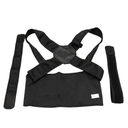 QFE Posture Corrector for Women and Men BackBrace (Black, XXX-Large)