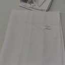 Chyhomenyc Light Filtering Short Curtains 36 Inch Length, Small Kitchen Curtain Tiers Over Sink, Half Window Cafe Curtain Tier for Bathroom Basement Cabinet Camper, 2 PCS, Each 30" Wx36 L, Pure White