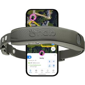 Halo Collar 5 Wireless Dog Fence & GPS Dog Collar, Keep Your Dog Safely Contained Outdoors with App-Controlled Boundaries and Real-Time Tracking, One Size, Graphite