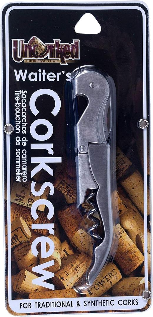 Silver Waiters Corkscrew, 1 Ea