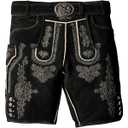 Authentic Lederhosen Men Shorts - Oktoberfest Outfits Men- German Lederhosen Mens - Genuine Leather, Size: XL