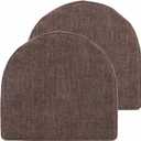 Chair Cushions: Premium High-Density Memory Foam Seat Cushion for Office, Home, & Car - Ergonomic Design for Comfortable Sitting, Relieves Pain & Tailbone Pressure with Non-Slip Bottom, 2 Pack, Coffee (Chocolate Brown)