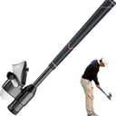 VR Golf Club Attachment Compatible with Meta Quest 3/3S, Golf Simulator with Double Lock, Non-Slip Grip, Precision Tracking & Adjustable Weight, VR Accessories for Right Controller (Black)