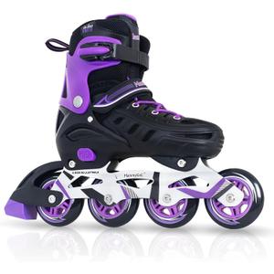 MammyGol Adults Adjustable Inline Skates, Safe and Durable Roller Skates with Giant Wheels, High Performance Professional Skates for Men Women Youth, Xx-large - Adult (XX-Large - Adult (9-11.5 Men/10-12.5 Women))
