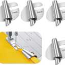 TIGARI Rolled Hem Presser Foot, Sewing Rolled Hemmer Foot, 7/8/9/10mm Wide Rolled Hem Pressure Foot Sewing Machine Feet Hemming Machine Hand Sewing Machine Sewing Accessories