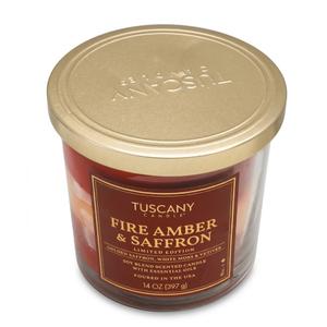 Tuscany Candle Fire Amber , 14 oz