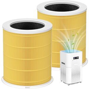 2 Pack AP401 AP402 Pet Care Filter Replacement, Compatible with Dayette AP401 AP402 and JOWSET AP402 AP403 Air Purifiers for Large Room up to 3000Ft, Efficient Air Filter, Designed for Pet Odors