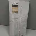 Marlrin Minimalist Corner Floor Lamp 2700K6500K Dimmable with Remote Control 57.8" Height Metal Slim Ambient Standing LED Light Modern Design Decorative Lamp for Living Room Bedroom (Black)