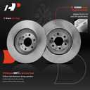 A-Premium 12.72 Inch (323.00mm) Front Vented Disc Brake Rotors, 2-Pack