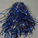 24 Pcs Lighted Wedding Wands LED Tinsel Wands Light up Streamers Sparklers for Wedding Send Off and Exits Birthday Party Props Favors(Blue Silver Tinsel)