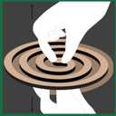 2 x PIC CIT-COIL-4 Mosquito Repellent Citronella Coils,Multi (4 Count (Pack of 1))