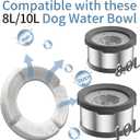 Filter Replacements for Xetino 8L/10L/12LNo Spill Dog Water Bowl 4 Packs