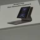 iPad 10th Generation Case with Keyboard, Magic Keyboard iPad 10 Generation and 11th (A16,2025) with Multi-Touch Trackpad, Magic-Style Bluetooth Pad 10th Gen. 2022 with Battery Display - Black