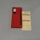 Miimall for Samsung Galaxy Z Fold 7 Case with S Pen Holder Slot [Military Grade Drop] [Built-in Clear Screen & Kickstand] Slim Thin Protective Phone Case for Galaxy Z Fold 7 5G Cover Stylus Red