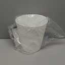 Trash Can - Small Waste basketbin - 1.8 Gallon- for Office,Home,Bathroom,Kitchen - White