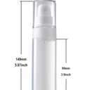 airless Pump Bottles Travel,Travel Toiletry containers,Lotion Dispenser with Pump,Small Pump Bottle (semi-Transparent, PP-50ml)