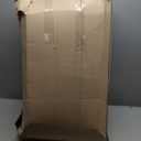 Square Tufted Floor Pillow with Removable Cover, Cream, Large (40")