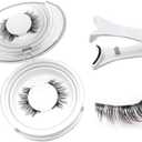Ginani Magnetic Eyelashes,Ginani Magnet Eyelashes with Applicator Natural Look,Reusable No Glue or Liner Needed Soft Eyelashes Kit for Women(Simple)