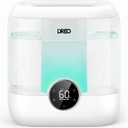 DREO Humidifiers for Bedroom, 6L Easy to Fill & Clean, 60H Runtime for Large room, 28 dB Quiet Cool Mist Air Humidifier for Plant, Baby Nursery, Home, Indoor, Night Light, Precise Humidity Control